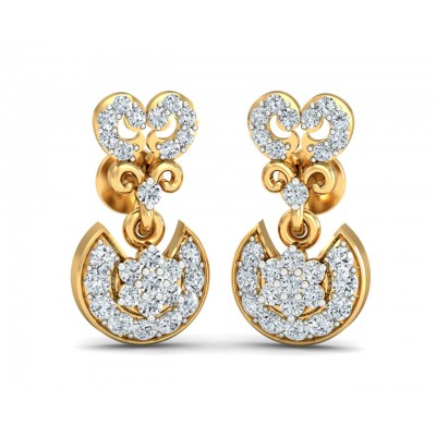HIen Diamond Earrings in Gold
